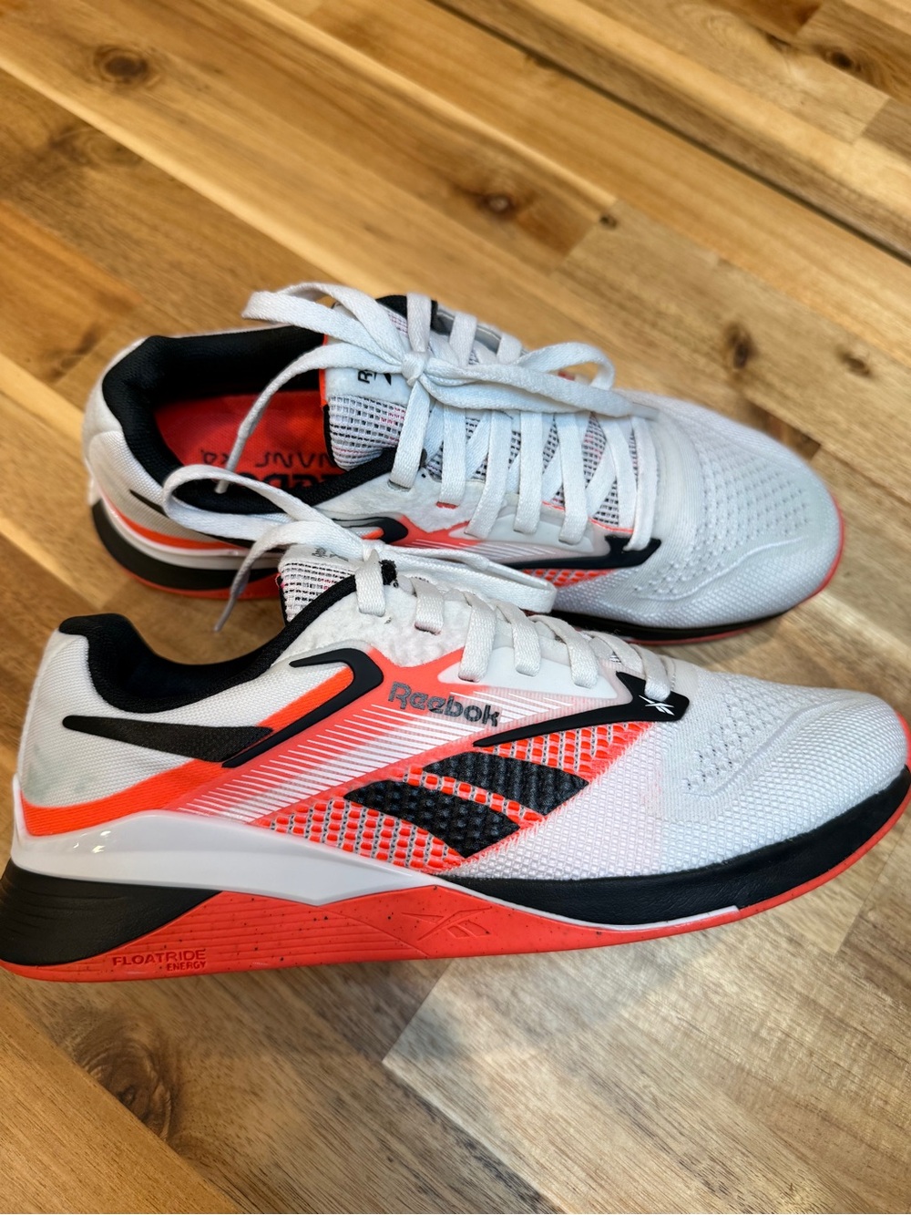 Reebok Nano X4 Men’s White & Orange training Shoes